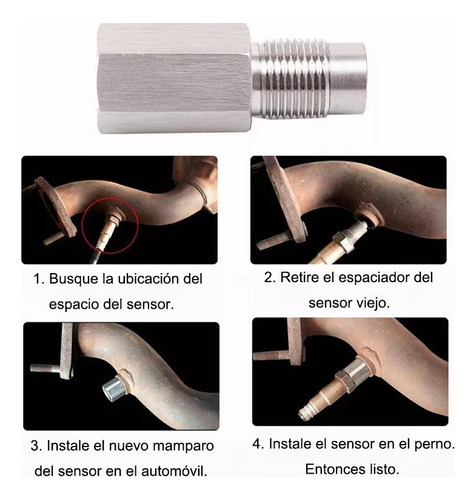 Mini Catalizador Sensor Oxigeno Apaga Cdigo P0420 P0430 Foto 7