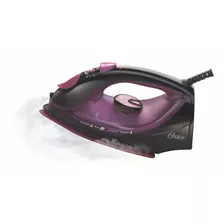 Ferro De Passar Roupa Elétrico A Vapor 5956 Preto E Roxo Oster 110v