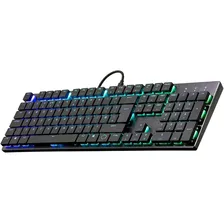 Teclado Gamer Rgb Mecánico Cherry Cooler Master Sk650 Negro