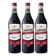 Aperitivo Carpano Rosso Vermut Clasico Pack X3 -xco Bebidas