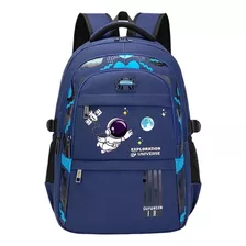 Mochila Escolar Infantil Astronauta Impermeável 