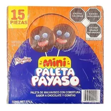 Paleta Payaso Mini 15 Piezas