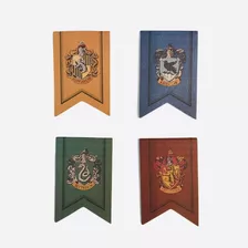 Juego Separadores Libro Casas Harry Potter