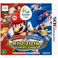 Mario Sonic Olimpiadas Rio 2016 Midia Fisica - Nintendo 3ds