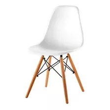 Silla De Comedor Venhouse Eames, Estructura Color Blanco, 1 Unidad