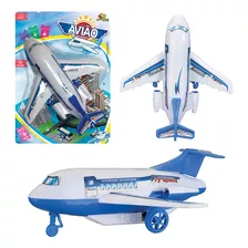 Avião De Brinquedo Aeronave A Fricção Decoração Veículo