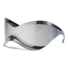Y2k Gafas De Sol De Protección Futurista De Gran Tamaño Para