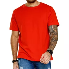 Camiseta Masculina Basica Gola Redonda Algodão Linha Premium