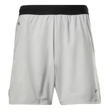 Short Reebok Speed 3.0 Gris Negro Hombre