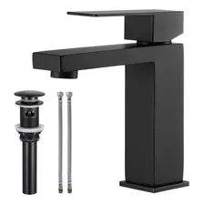 Grifo De Desagüe Para Baño Y Lavabo Kes, Negro, Con D