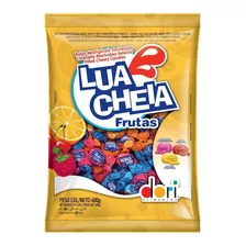 Bala Lua Cheia Frutas Sortida Dori - Kit 2 Pacotes 600g Cada