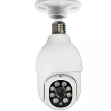 Câmera Ip Panorâmica Soquete E27 Visão Noturna Vigilância