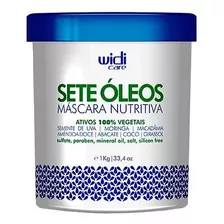 Máscara Nutritiva Sete Óleos 1kg - Widi Care