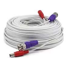 Swann Cable Coaxial Bnc + Alimentación 18 Mts Para Camara