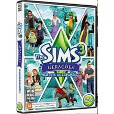 Jogo Pc Dvd Rom The Sims 3 Gerações ( Expansão ) - Semi-novo
