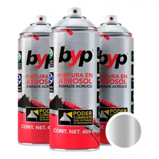 Pack 3 Aerosoles Byp, Pintura Spray, Dorado/plateado, 400ml