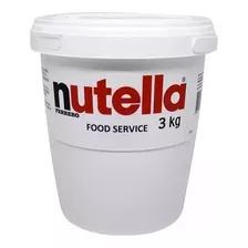 Nutella 3kg Original Balde Gigante Creme De Avelã Ferrero