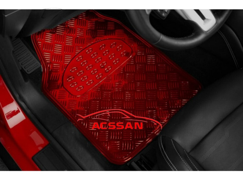 Tapetes 4pz Metalicos Rojo Carbono Changan Cs55 Plus 2023 Foto 4