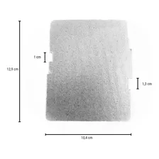 Placa De Mica P/ Micro-ondas Sharp Carrousel 2 Esp. Sensor 