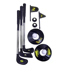 Hermoso Juego Kit De Golf Infantil Juguete Color Negro