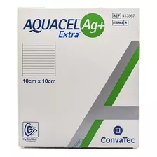 Curativo Aquacel Ag+ Extra 10cm×10cm Convatec 1 Unidade. Aquacel Ag+ Extra Convatec