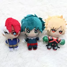 3piezas Muñeco De Peluche My Hero Academia Juguetes Colgante