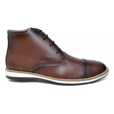 Bota Masculina Casual Oxford Coturno Confortável Botinha