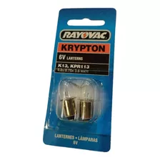 Bombillo Linterna Krypton Rayovac K13 Kpr113 4.8v 0.75a 3.6w