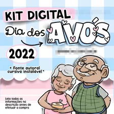 Kit Arquivos Digitais Dia Dos Avós Pandoca 2022 Png