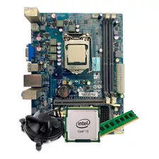 Kit 1155 Ecs Ipmh61r3 + I3 2120 + 4gb De Memória Com Nf