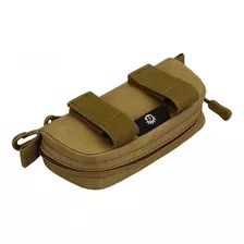 Estuche Porta Lentes Tactico Militar Semrigido Camping Caza Color Caqui