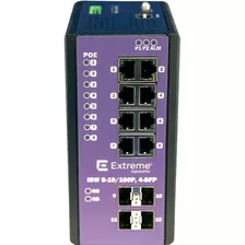 Switch Ethernet Industrial 8p+2fo 10/100/1000t