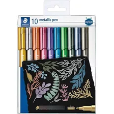 Staedtler | 8323 Tb10 | 10x Marcodores Metalicos | 1-2mm