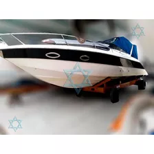 Lancha Carbrasmar 35 Barco Iate Ferretti Azimut Intermarine