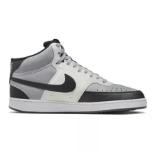 Calzado Nike Court Vision Mid Nature Est. Vida Hombre Gris