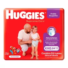 Fralda Huggies Supreme Care Roupinha Xxg Pacote 24 Unidades