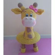 Banquinho Infantil Amigurumi Em Crochê