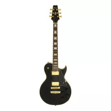 Guitarra Clásica Les Paul Aria Pro 2 Pe-350cst P. Color Negro Guía Para La Mano Derecha
