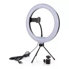 Ringlinght Iluminador Led Luz Flash Estudio Make Tripe Mesa