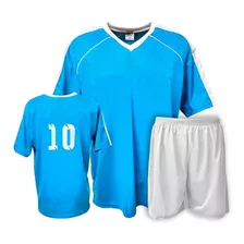 Kit 12 Camisas Numeradas Frente E Costa +12 Calção Numerado 