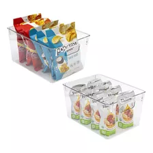 Sorbus - Cajas De Almacenamiento De Plastico Transparente P