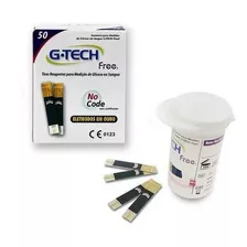 Tiras Reagentes G-tech Free 1 Frasco C 50 Tiras