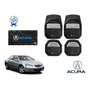 Tapetes 4pz Charola 3d Logo Acura Ilx 2015 2016 2017 2018