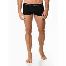 Kit 4 Cuecas Calvin Klein Low Rise Trunk Cotton Preto Combo