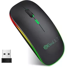 Mouse Sem Fio Gamer Recarregável Profissional Usb 3.0 Cor Preto