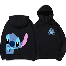 Blusa Moletom Canguru Casaco Lilo E Stitch Quentinho