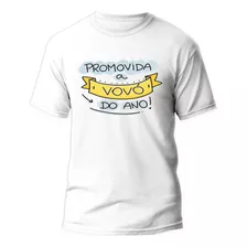 Camiseta Promovido A Vovó Do Ano Pronta Entrega
