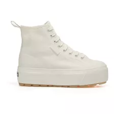 Zapatilla 2708 Hi Top Tank White Avorio Milk