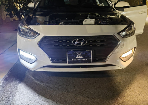 Kit Led Luz Diurna Drl Kia Forte, Rio Y Hyundai Accent Foto 6