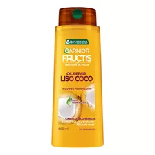 Shampoo Anti-frizz Liso Coco Fructis Garnier 650ml